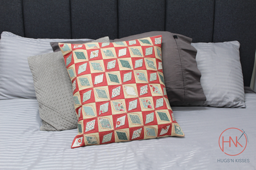 Diamond On Cushion : Postcard Pattern and Template Only