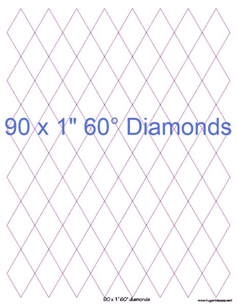 1” 60-degree Diamonds x 90 (DOWNLOAD)