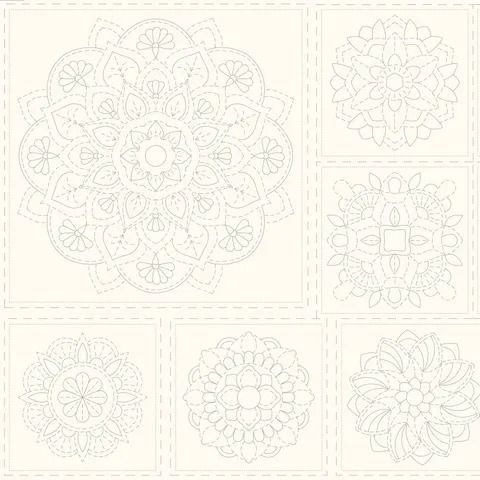 Mandala Panel - Natural 