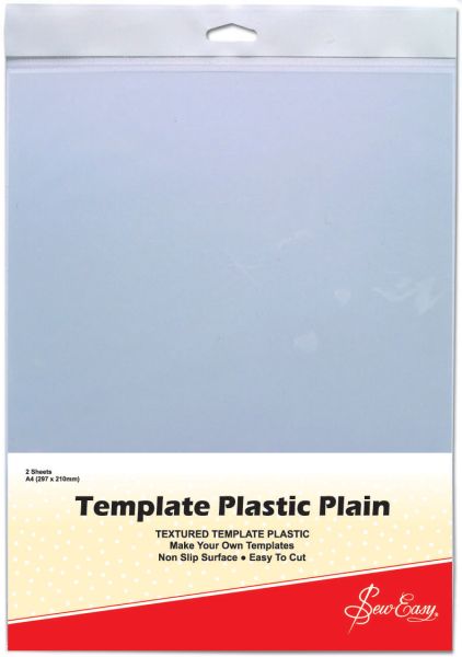 Sew Easy Plain Plastic Template Sheets (A4 Size)