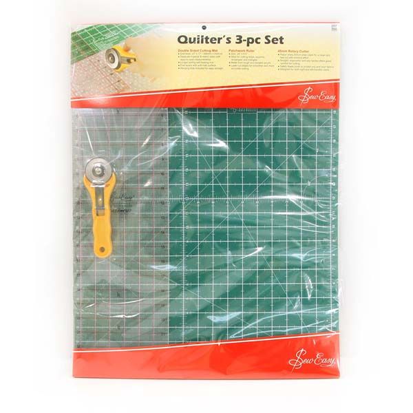 Sew Easy Quilter's 3-piece Set, A2 Size Mat