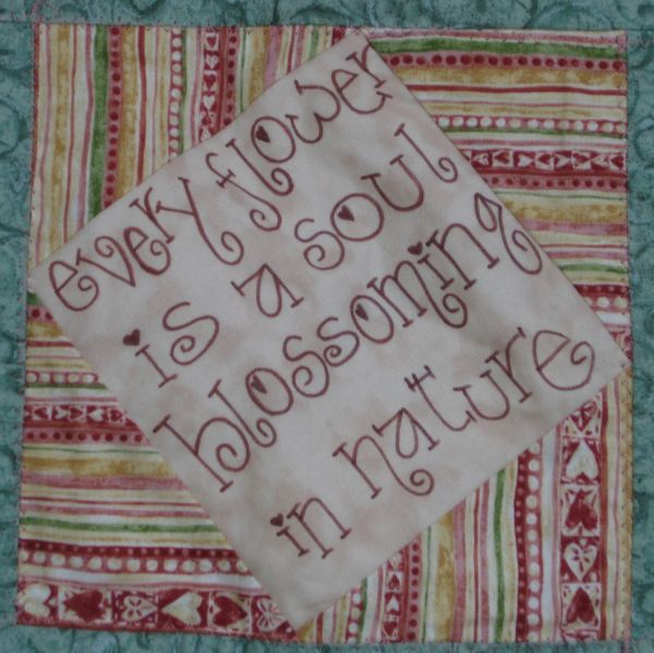 Downloadable Pattern Nice People Nice Things - Every Flower is a Soul