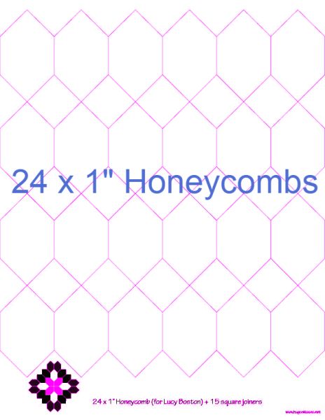 1” Honeycombs x 24 (DOWNLOAD)