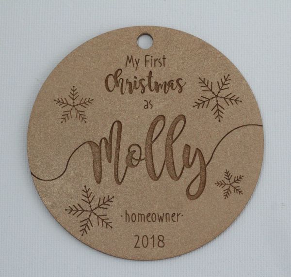 My First Christmas - Custom Homeowner Names