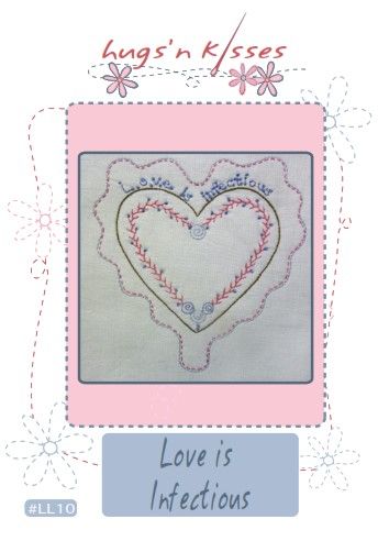 Downloadable Pattern Little Love Note 10 - Love is Infectious