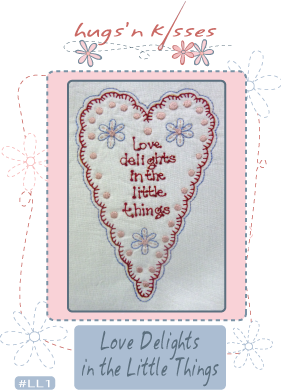 Downloadable Pattern Little Love Note 1 - Love Delights in the Little Things