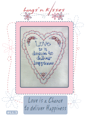Downloadable Pattern Little Love Note 3 - Love is a Chance to Deliver Happiness