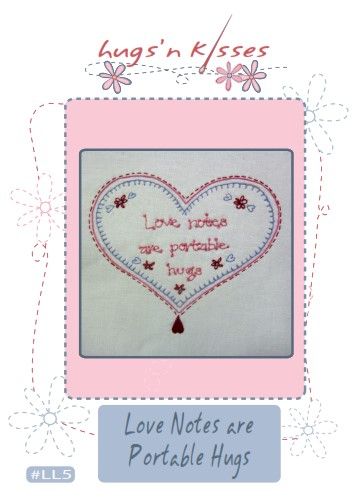 Downloadable Pattern Little Love Note 5 - Love Notes are Portable Hugs