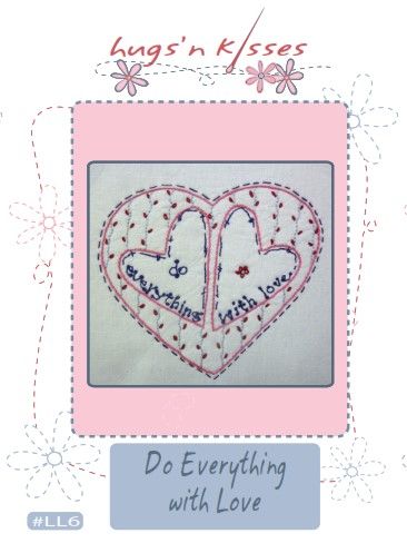 Downloadable Pattern Little Love Note 6 - Do Everything with Love