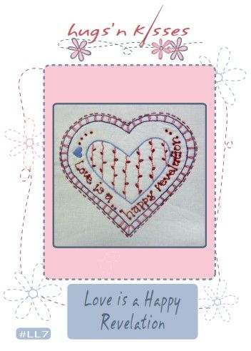 Downloadable Pattern Little Love Note 7 - Love is a Happy Revelation