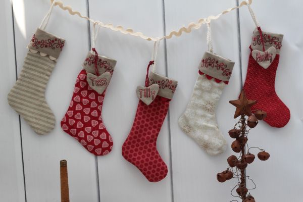 Christmas Club - Mini Stocking Bunting