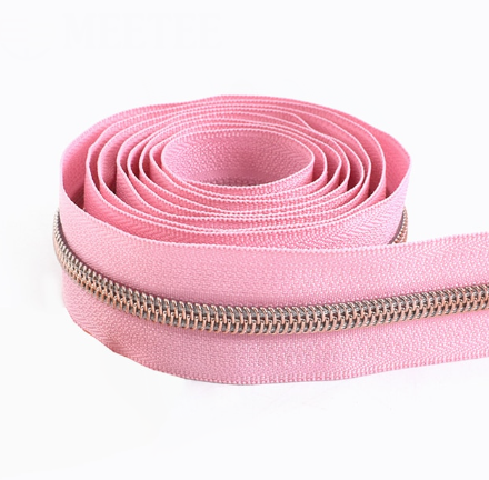 zipper x the metre 2 colour-Pink-rosegold