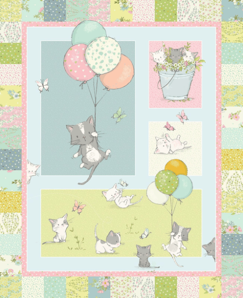 Playful Spring - Cot Panel