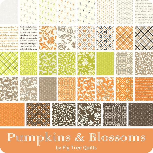Pumpkins & Blossoms Fat Quarter Bundle