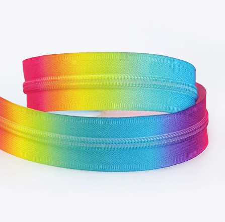 zipper x the metre rainbow