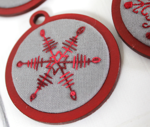 Snowflake Christmas Ornament Set