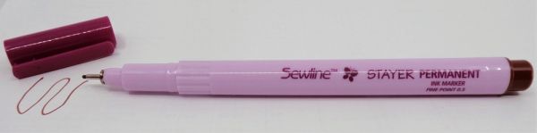 Sewline Stayer Brown Permanent Marker