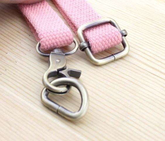 20mm Zinc alloy Lobster Clasp + D-ring + Square Buckle Spring hooks Metal Bag accessory