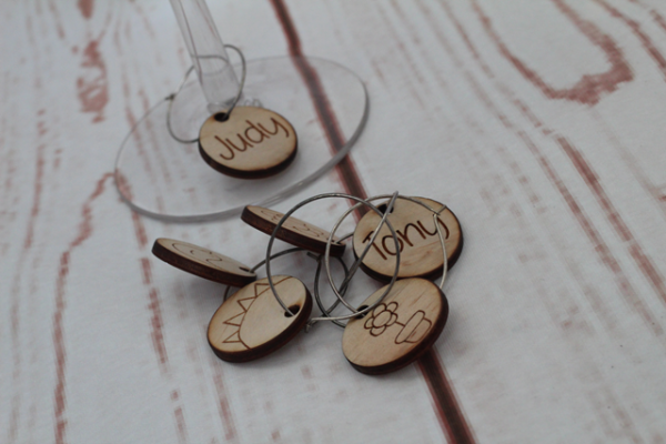 Set of Wine Charms