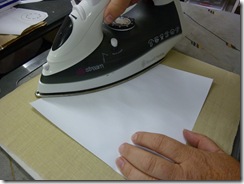 ironing design sheet - iron on transfer tutorial by Helen Stubbings of Hugs 'n Kisses